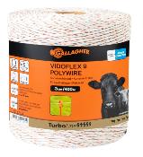 Vidoflex 9 TurboLine blanc 400m Gallagher