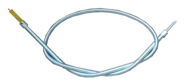 Sonde naso-oesophagienne spiralée 180 cm avec brosse goupillon
