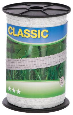Ruban de clôture TOPLine 200 m 10mm blanc