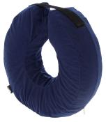 Collerette pour chien gonflable bleue