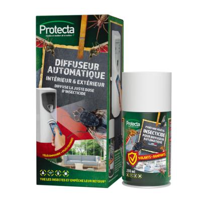 LOT DIFFUSEUR AUTOMATIQUE (Protecta) + INSECTICIDE VOLANTS-RAMPANTS 250ml