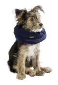 Collerette pour chien gonflable bleue