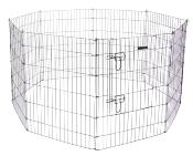 Enclos extérieur pour chiots ou rongeurs H78 cm - 8 panneaux
