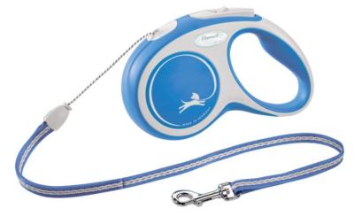 Laisse-corde Flexi NewConfort bleu, taille S, 5m, max.12kg