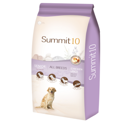 Croquettes chien Sénior Light Summit 10 en 15kg