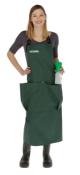 Tablier traite Premium vert, taille S, avec poches