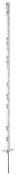 Piquet PVC Classic avec double Bêche 156cm, blanc